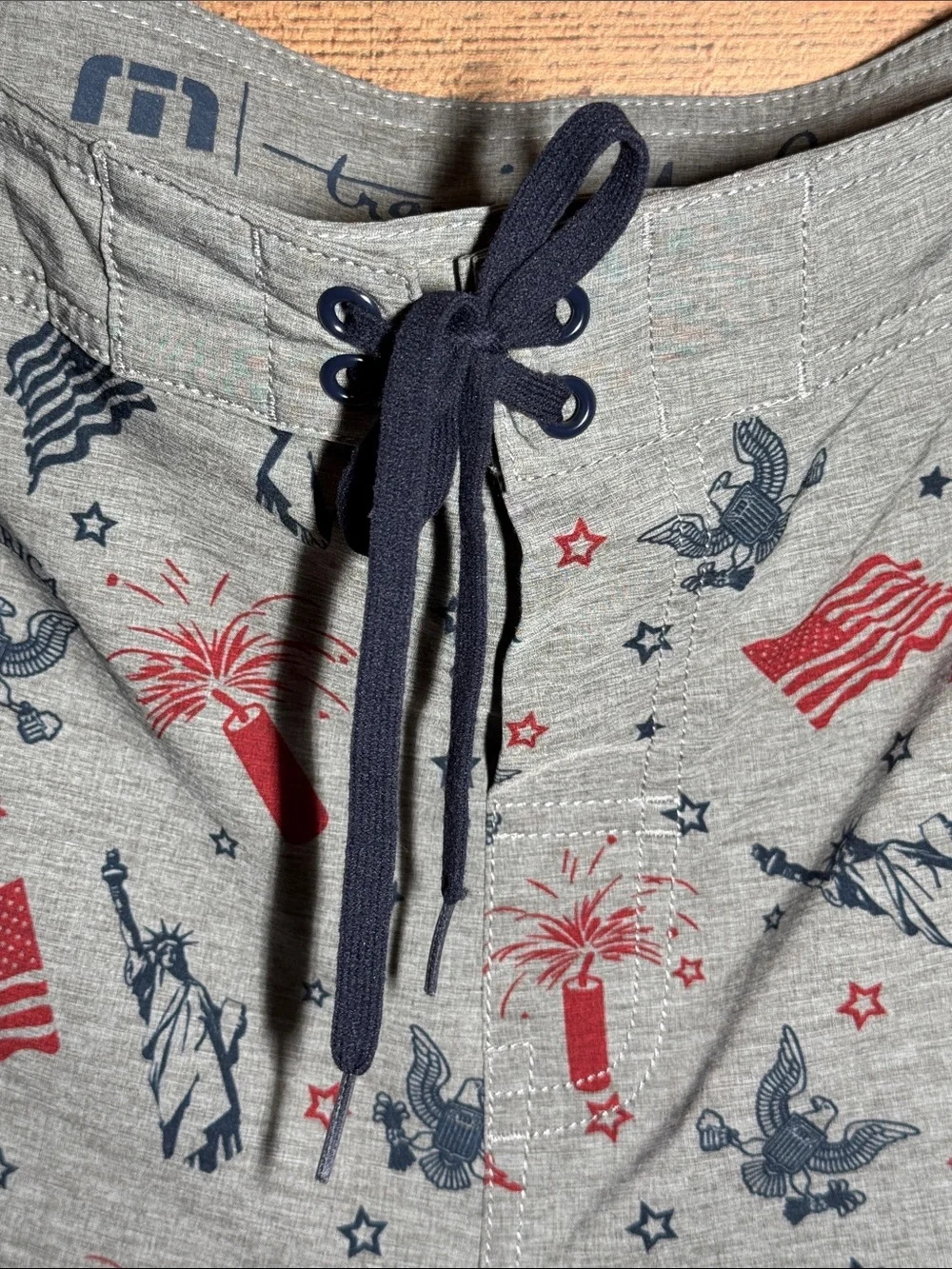 Travis Mathew 'Merica Board Shorts Size 40